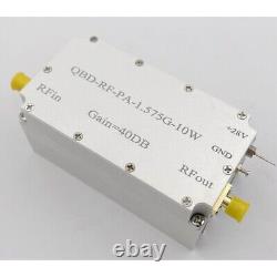 1.5-1.6GHz RF Power Amplifier 40DB GPS Beidou QBD-RF-PA-1.575G-10W with Heat Sink