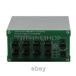 10MHz Frequency Distribution Amplifier OCXO Clock Divider Distributor with Power