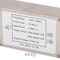 3W Wideband Source Amplifier Module 12V RF Power Amplifier 25M-6500MHz S0