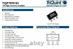 400MHZ-4GHZ 1W hing linearity power amplifier development board TQP3M9103 S