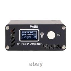 50W Intelligent Shortwave HF Power Amplifier Set for Ham Radio 3.5-28.5MHz