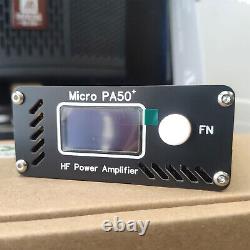 50W Micro PA50+ (PA50 Plus) 3.5-28.5MHz HF Power Amplifier with 1.3 OLED Screen