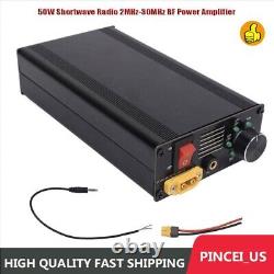 50W Portable Shortwave Radio 2MHz-30MHz RF Power Amplifier with 4-level LPF pe66