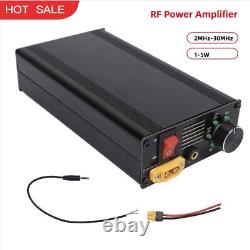 50W Shortwave Radio 2MHz-30MHz RF Power Amplifier with 4-level Low Pass Filter