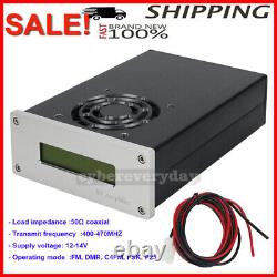 70W 400-470MHZ UHF RF Power Amplifier FPV Digital Transmission SWR Display NEW