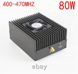 80W Ham Radio RF Amplifier 400-470MHZ DMR DPM RP25 C4FM UHF High Power 10-13.8V