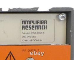 AR Amplifier Research 25A250A RF Power Amplifier 10kHz-250Mhz Working Surplus