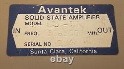 Avantek ADP-3N RF Microwave Amplifier Type-N(f) 30-300MHz +24VDC Power Amp #154