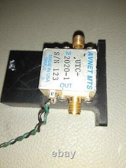 Avnet MTS UTC-2020 RF Amplifier 16dB Gain +20dBm Output Power 10MHz 2GHz SMA F