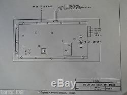 BK UNIDEN RELM RF POWER AMPLIFIER 25 Watt UHF 25W 450 470 500 Mhz DRU4501B