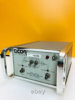 C-COR 4375-A 3 KHz to 300 MHz Switchable 50/75 Ohm Wideband Power Amplifier
