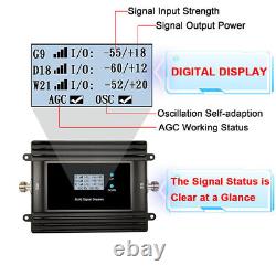 Cell Signal Booster Tri Band 3G 4G 5G GSM Repeater Amplifier Tuya App Monitoring