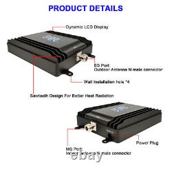 Cell Signal Booster Tri Band 3G 4G 5G GSM Repeater Amplifier Tuya App Monitoring