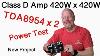 Class D Amplifier Tda8954 420w X 420w Board Power Test