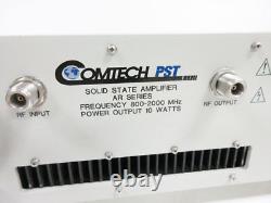 Comtech Pst Ar8829-10 Solid State High Power Amplifier 800 2000 Mhz 10 Watts