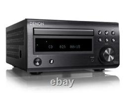 Denon RCD-M41 Radio Discrete Power Amplifier Bluetooth CD 76MHz to 95MHz Black