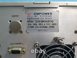 EMPOWER 2036-BBS0A3FOQ RF SYSTEMS HIGH POWER RF AMPLIFIER 0.01-230MHz, 250W