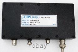 EMR CORP MODEL 204316/2A RECEIVER AMPLIFIER FREQ. 40-512 Mhz WITH MODEL 2304-1