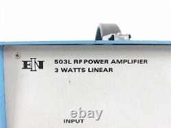 ENI 503L RF Power Amplifier Industrial Portable Unit, 40db 2-510 MHz 3 Watts