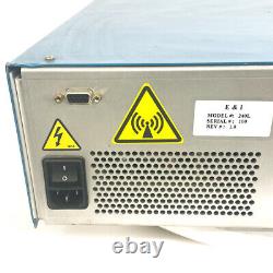 Electronics & Innovation 240L RF Power Amplifier 10 kHz to 12 MHz, 40 W Tested