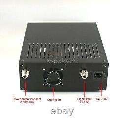 FM Power Amplifier RF Radio Frequency Amp VHF 136-170MHZ for Broadcasting #TOP