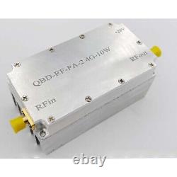 For QBF-RF-PA-2.4G-10W 2.4-2.5GHz One-Way RF Power Amplifier 40DB Gain