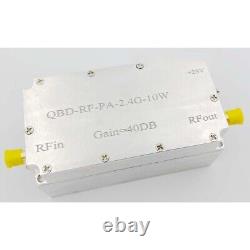 For QBF-RF-PA-2.4G-10W 2.4-2.5GHz One-Way RF Power Amplifier 40DB Gain