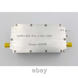 For QBF-RF-PA-2.4G-10W 2.4-2.5GHz One-Way RF Power Amplifier 40DB Gain