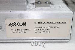 HARRIS MACOM MASTR III UHF 100W Power Amplifier, 440-512Mhz 26V