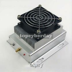 HF Radio Power Amplifier UHF 400-470MHZ 80W Interphone+Heatsink+Fan 12-15V