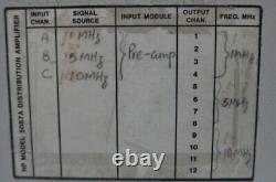 HP/Agilent 5087A Distribution Amplifier, 3 Input Channels, 12 Output Channels