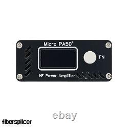 Hamgeek Micro PA50+ 50W 3.5MHz-28.5MHz HF Power Amplifier HF Amp 1.3 OLED