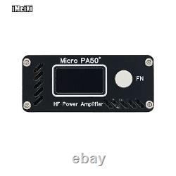 Hamgeek Micro PA50+ 50W 3.5MHz-28.5MHz HF Power Amplifier With 1.3 OLED Screen
