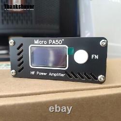 Hamgeek Micro PA50+ 50W 3.5MHz-28.5MHz HF Power Amplifier with 1.3 OLED Screen