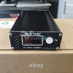 Hamgeek Micro PA50+ (PA50 Plus) 50W 3.5MHz-28.5MHz HF Power Amplifier 1.3 OLED