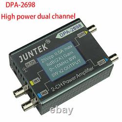 JUNTEK DPA-2698 10MHz 25Vpp 2CH DC Power Amplifier DDS Function signal Generator