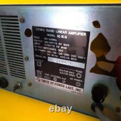 Junk Tokyo Hy-Power HL-1K/6 Tube Type Linear Amplifier 50MHz Band