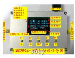 LMX2594 10MHz-15GHz In chip amplitude control of frequency source 0-63 Sweep RF