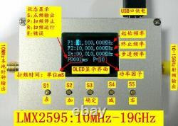 LMX2595 10MHz-19GHz Handheld Smart Singnal Generator Frequency RF source Sweep