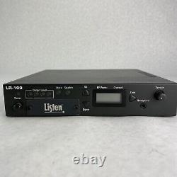Listen LR-100 Stationary RF Receiver Power Amplifier 72 MHz NO ACCESSORIES