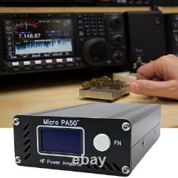 Micro PA50 PLUS Shortwave HF Power Amplifier 50W 3.5MHz-28.5MHz for Radio #