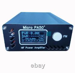 Micro PA50 Plus kit 50W 3.5-28.5MHz HF Power Amplifier with 1.3-inch OLED