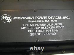 Microwave Power Devices LWA 8689-25/15302 Linear Power Amplifier 869-894 MHz