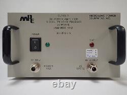 Microwave Power Equipment Inc. Class A Rf Power Amplifier Mdlpa-43-13-1700/2000