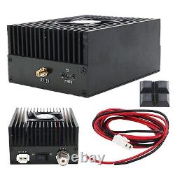 NEW 80W DMR DPMR P25 C4FM UHF 400-470MHZ Ham Radio Power amplifier Interphone @