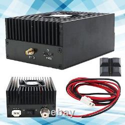 NEW 80W DMR DPMR P25 C4FM UHF 400-470MHZ Ham Radio Power amplifier Interphone @