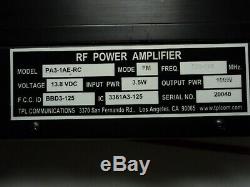 New TPL VHF 136 172 Mhz Mobile Power Amplifier 100 Watt Out PA3-1AE -RC