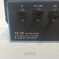 Palomar TX75 3-30Mhz Solid State Broad Band Bi Linear Amplifier O