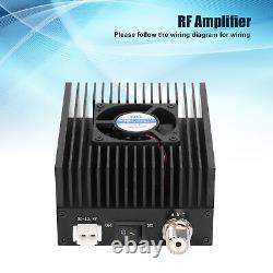 RF Amplifier UHF 80W Power Amp 400-470MHz with LED Indicator Radio Amplifier