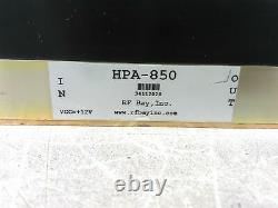 RF Bay HPA-850 12VDC 750-950MHz 10W RF Power Amplifier Defective AS-IS For Parts